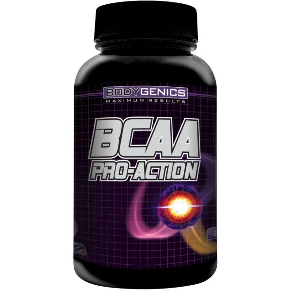 BCAA Pro-Action (200 cápsulas) - Bodygenics